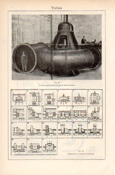 LAMINA V32660: Turbina de la Central de Seros, Lerida