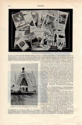 LAMINA V32682: Palacio de turismo en la Exposicion de Grenoble