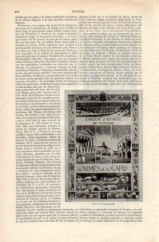 LAMINA V32690: Cartel de propaganda de Nimes