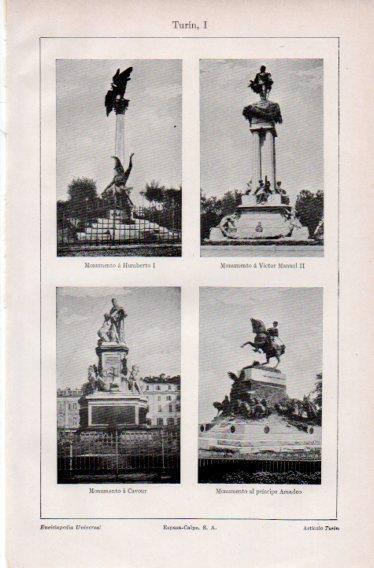 LAMINA V32662: Monumentos en Turin