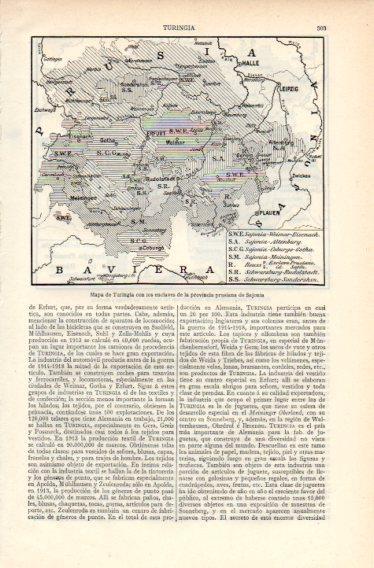 LAMINA V32677: Mapa de Turingia