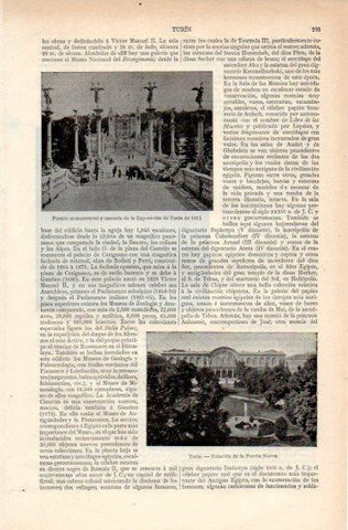 LAMINA V32674: Puente y cascada de la Exposicion de Turin de 1911