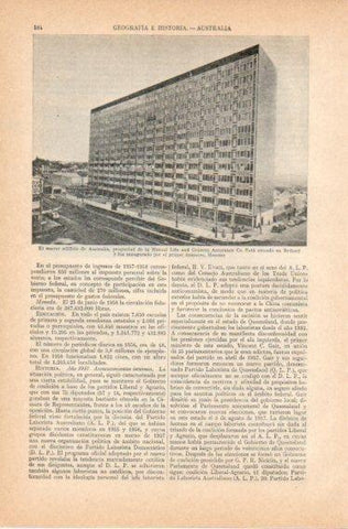 LAMINA V32766: Edificio Mutual Life and Citizens Assurance Co en Sydney