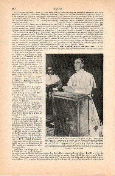 LAMINA V32866: La ultima fotografia de Pio XII 