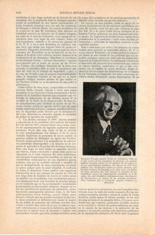 LAMINA V32864: Bertrand Russell