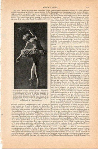 LAMINA V32859: Margot Fonteyn