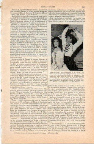 LAMINA V32858: Rosita Segovia y Antonio ensayando en el London Coliseum