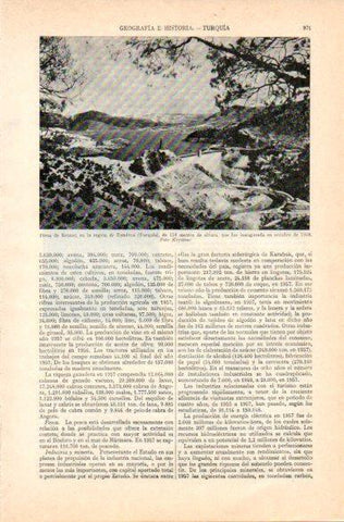 LAMINA V32840: Presa de Kemer, Turquia