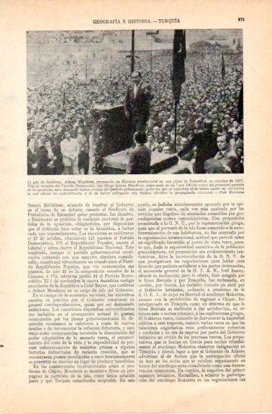 LAMINA V32841: Adnan Menderes  en plaza de Estambul en 1957