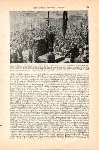 LAMINA V32841: Adnan Menderes  en plaza de Estambul en 1957