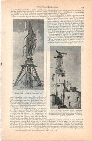 LAMINA V32849: Radar para aviones y Estacion de señales de Calshot