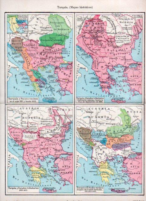 LAMINA V32890: Mapas historicos de Turquia