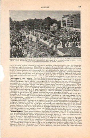 LAMINA V32875: Clausura Congreso Eucaristico de Granada en 1957