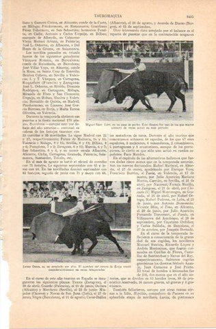 LAMINA V32880: Miguel Baez Litri y Jaime Ostos