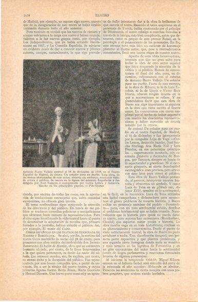LAMINA V32884: Escena Un soñador para un pueblo de Buero Vallejo 1958