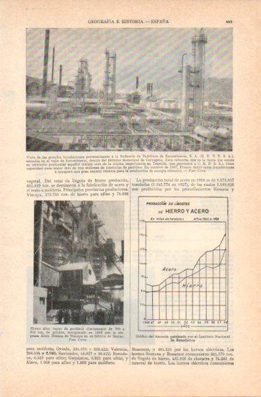 LAMINA V32798: Vista Refineria de Petroleos de Escombreras