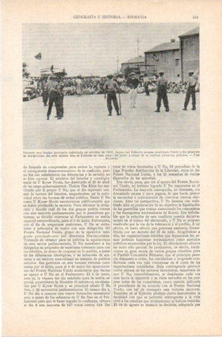 LAMINA V32768: Huelga portuaria en Birmania 1958