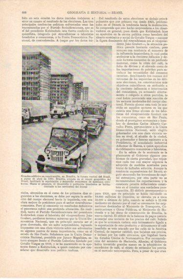 LAMINA V32770: Edificios en construccion en Brasilia, Brasil