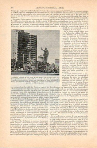 LAMINA V32776: Propaganda electoral en las calles de La Habana 1958