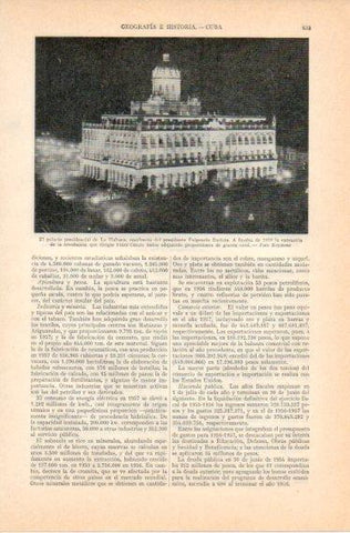 LAMINA V32775: Vista del Palacio presidencial de La Habana