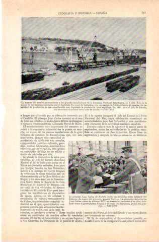 LAMINA V32802: Muelle de la Empresa Nacional Siderurgica en Aviles