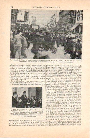 LAMINA V32826: Manifestacion antibritanica en Atenas febrero 1957
