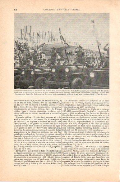 LAMINA V32829: Ejercito israeli desfilando en Tel Aviv mayo 1957