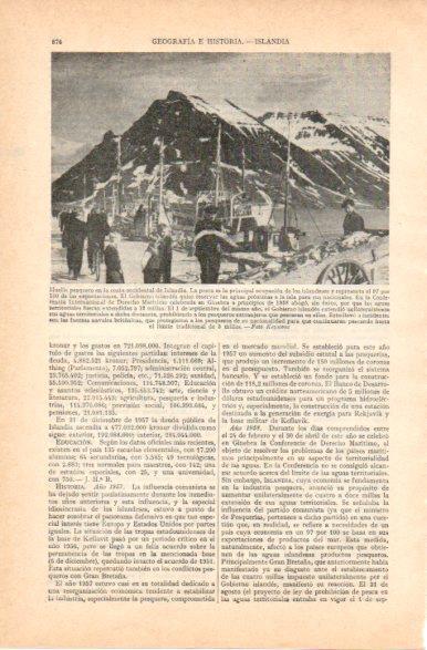 LAMINA V32830: Muelle pesquero en la costa occidental de Islandia