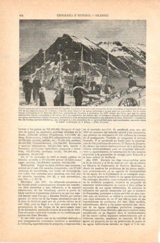 LAMINA V32830: Muelle pesquero en la costa occidental de Islandia