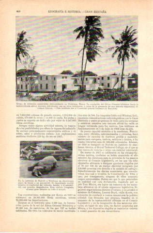 LAMINA V32819: Grupo de viviendas en Mombasa