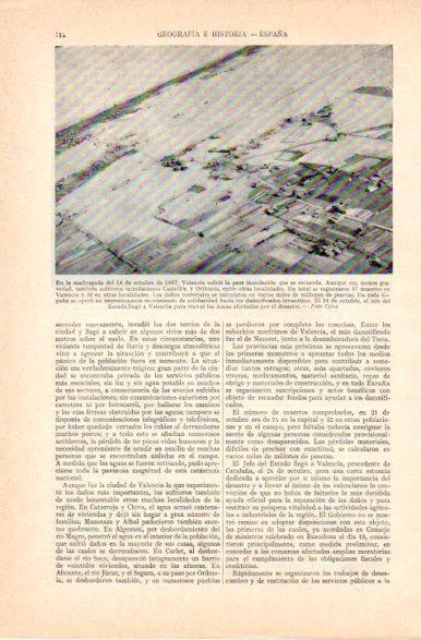 LAMINA V32803: Inundaciones en Valencia en octubre 1957
