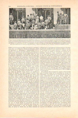 LAMINA V32808: Tropas federales en Escuela Superior de Little Rock, Arkansas 