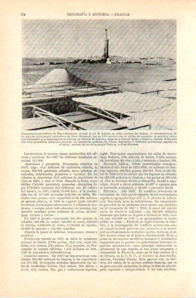 LAMINA V32812: Campamento petrolifero en Hassi-Messaoud, Argelia