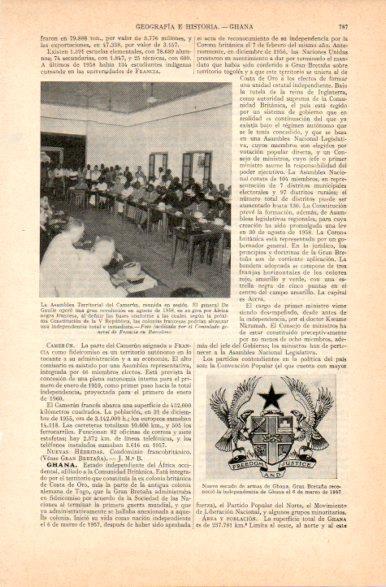 LAMINA V32813: Escudo de armas de Ghana