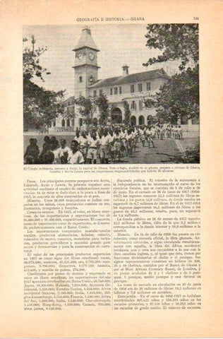 LAMINA V32814: Colegio Achimota en Accra, Ghana