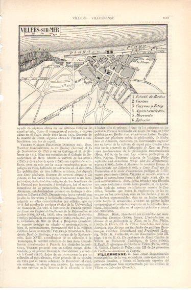 LAMINA V32625: Plano de Villers-sur-Mer