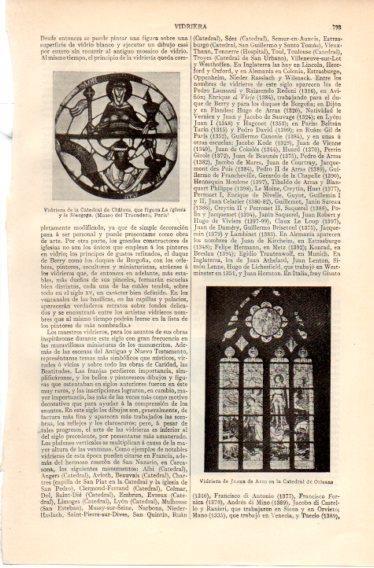 LAMINA V32435: Vidriera de Juana de Arco en Catedral de Orleans