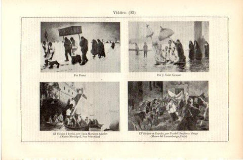 LAMINA V32429: El Viatico por Perret, Saint Germier y Martinez Abades