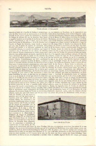 LAMINA V32415: Vista de Vicuña y casa de los Vicuña