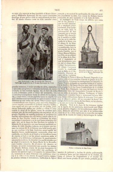 LAMINA V32420: Ermita de San Sixto en Vich, Barcelona