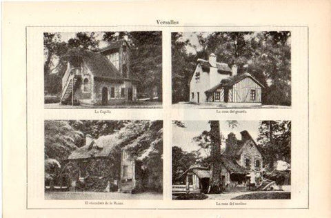 LAMINA V32424: Casas en Versalles