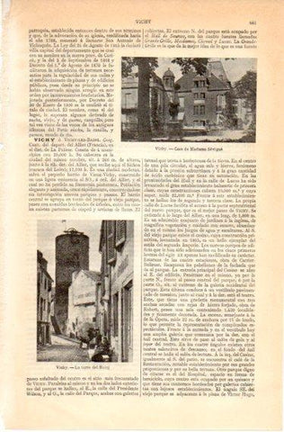 LAMINA V32421: Torre del Reloj en Vichy