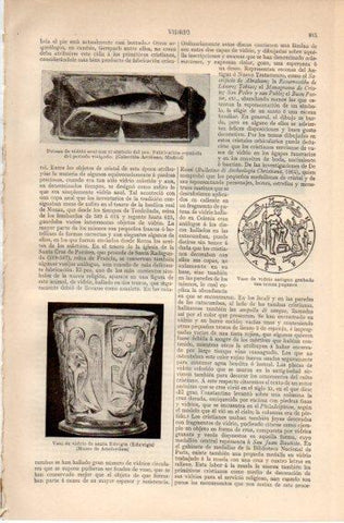 LAMINA V32446: Vaso de vidro de santa Edvigia