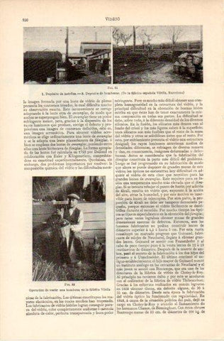 LAMINA V32470: Depositos de la fabrica española Vilella, Barcelona