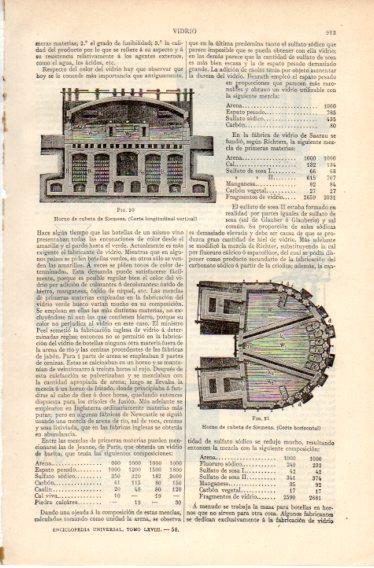 LAMINA V32465: Horno de cubeta de Siemens de vidrio 
