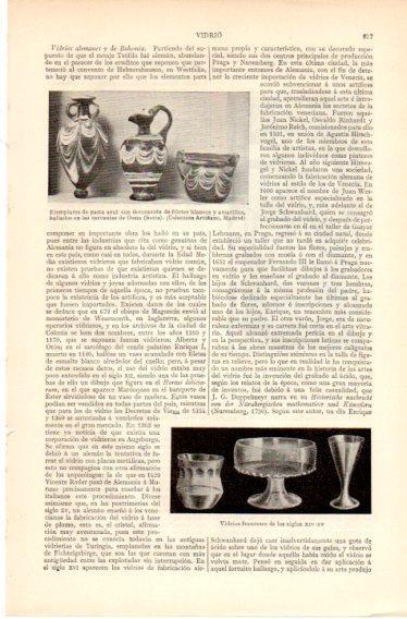 LAMINA V32452: Vidrios franceses siglos XIV - XV