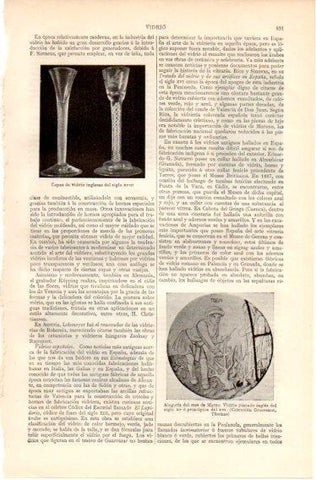 LAMINA V32454: Copas de vidrio inglesas siglo XVIII