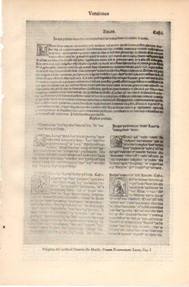 LAMINA V32408: Poliglota del cardenal Cisneros, Lucas Cap I