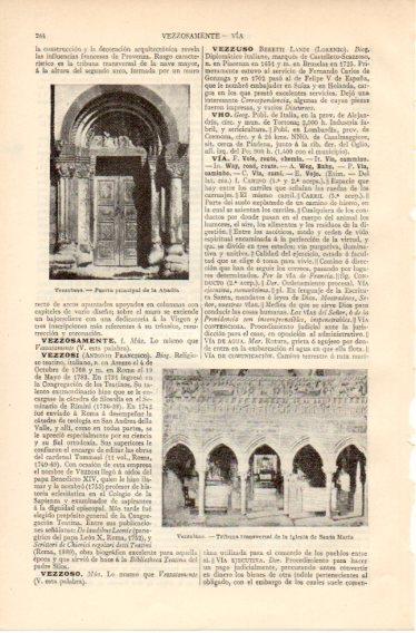 LAMINA V32378: Puerta de la Abadia de Vezzolano