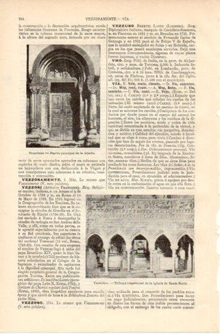 LAMINA V32378: Puerta de la Abadia de Vezzolano